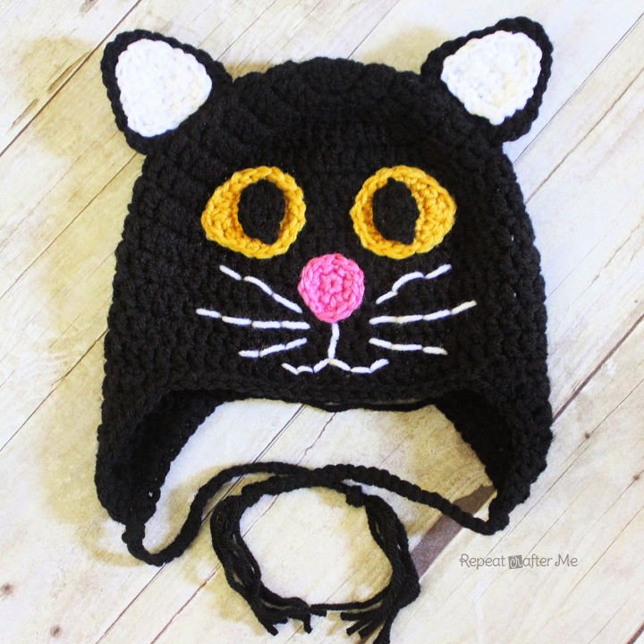 25 Free Crochet Cat Hat Patterns (Cat Beanie Pattern)
