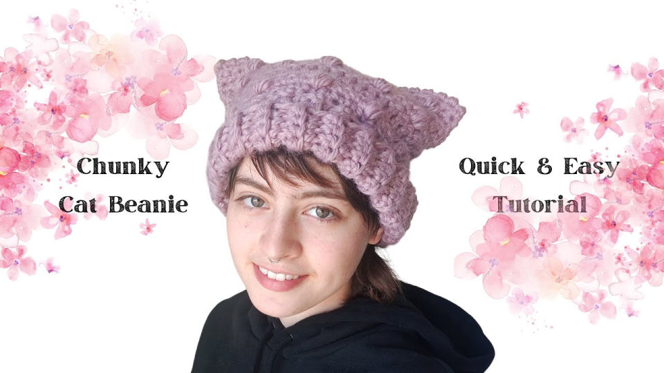 25 Free Crochet Cat Hat Patterns (Cat Beanie Pattern)