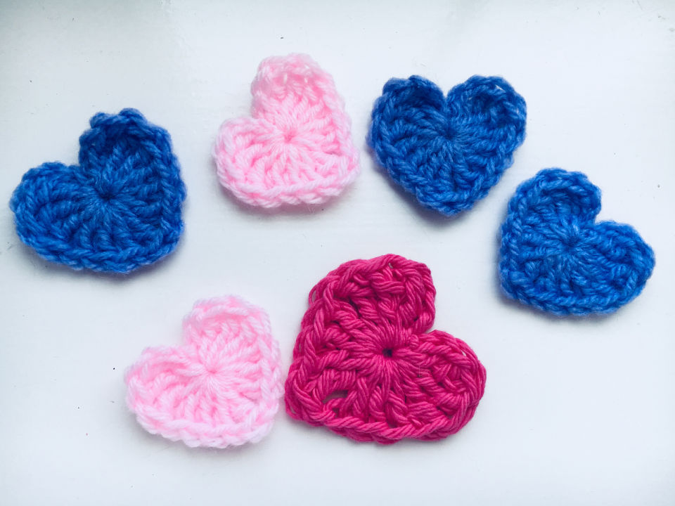 40 Easy Crochet Hearts: Free Crochet Heart Pattern