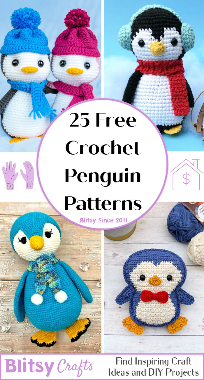 25 Free Crochet Penguin Patterns (Amigurumi Pattern)