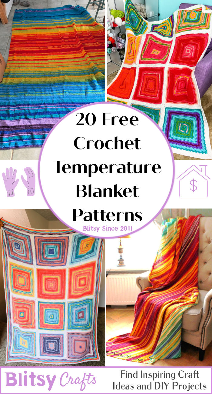 20 Temperature Blanket Patterns Free Crochet Pattern