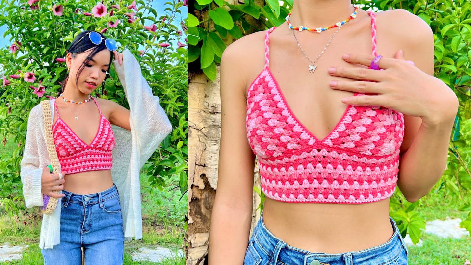 Free Crochet Bralette Patterns Bra Top Pattern