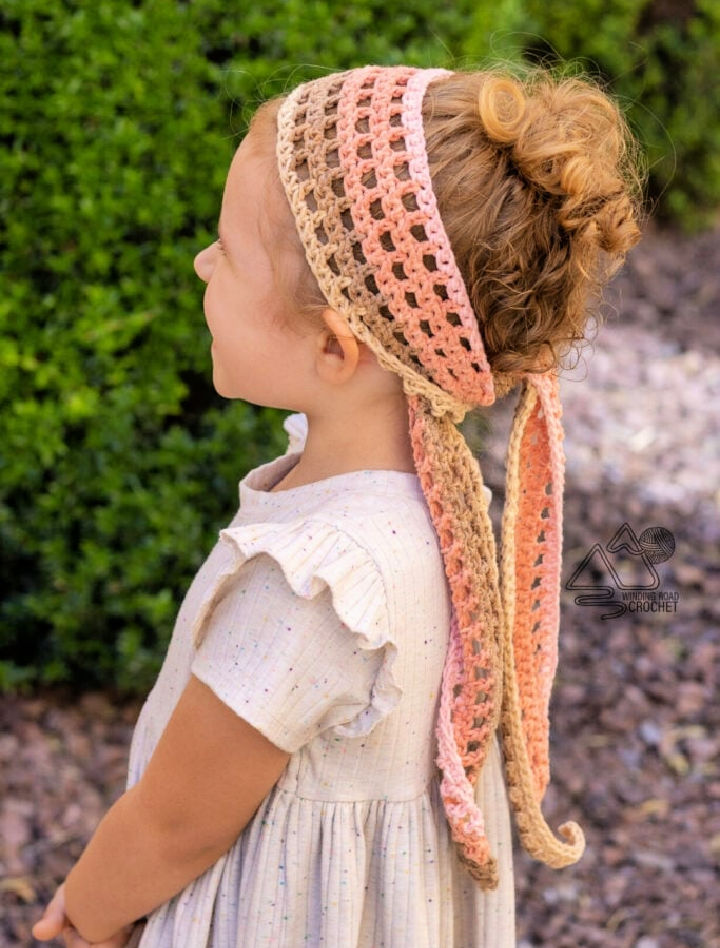 25 Free Crochet Bandana Patterns (Head Scarf Pattern)