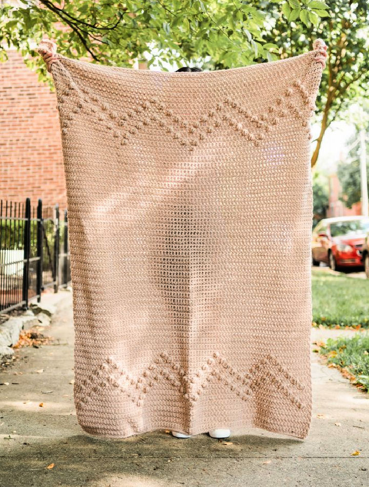 40 Free Chunky Crochet Blanket Patterns (Easy Pattern)