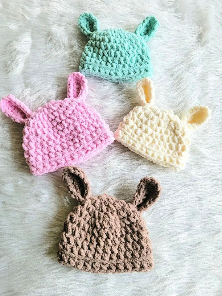 25 Free Crochet Bunny Hat Patterns (Bunny Ears Pattern)