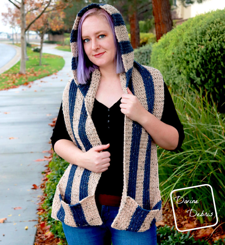 25 Free Crochet Hooded Scarf Patterns Blitsy