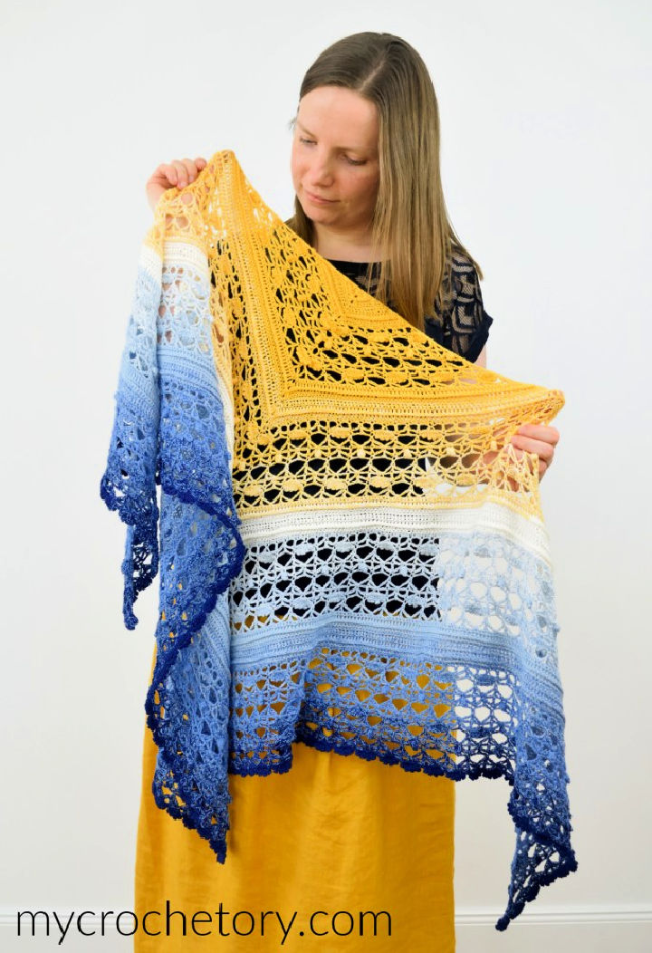 25 Free Crochet Triangle Shawl Patterns for Beginners - Blitsy