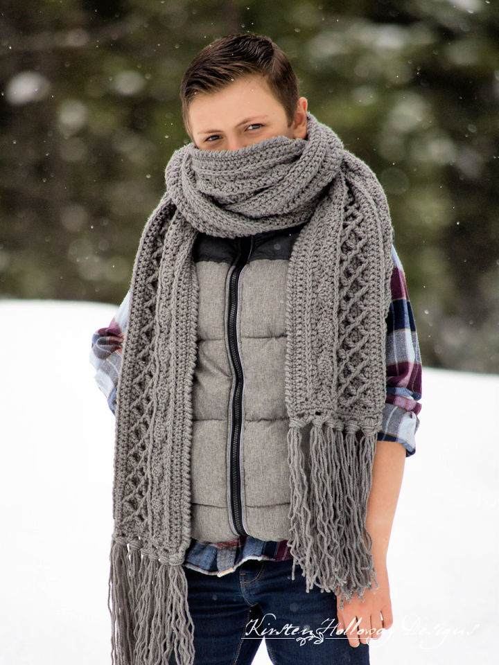 25 Free Mens Crochet Scarf Patterns Easy Pattern Blitsy