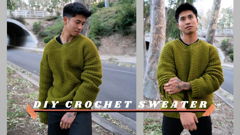 25 Free Crochet Men's Sweater Patterns (Cardigan Pattern) Blitsy