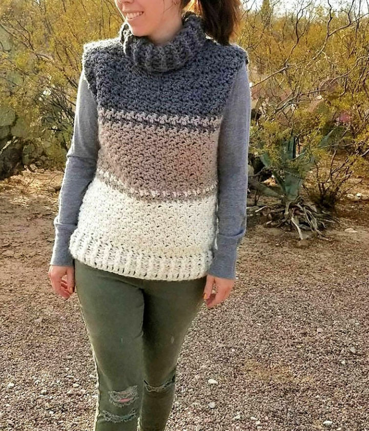 25 Free Crochet Sweater Vest Patterns for Beginners Blitsy
