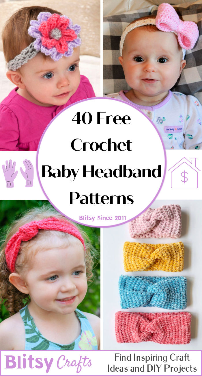 25 Free Crochet Baby Headband Patterns (Easy Pattern) - Blitsy