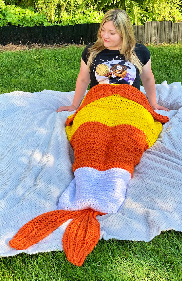 35 Free Crochet Mermaid Tail Patterns (Blanket Pattern)