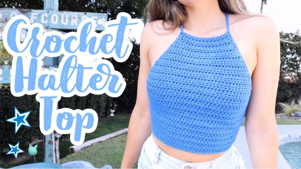 25 Free Crochet Halter Top Patterns (Easy Pattern) Blitsy