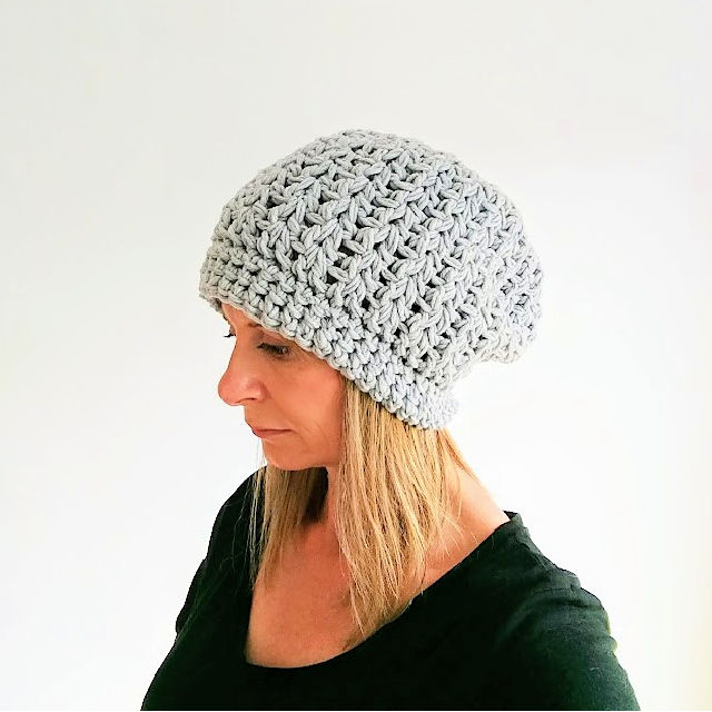 40 Free Slouchy Beanie Crochet Patterns (Hat Pattern)