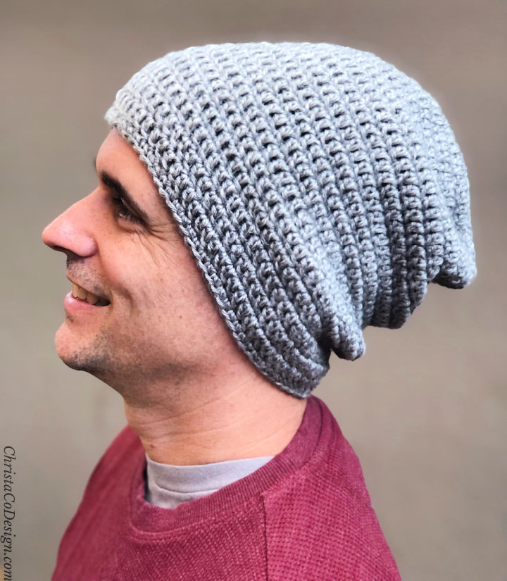 40 Free Slouchy Beanie Crochet Patterns (Hat Pattern)