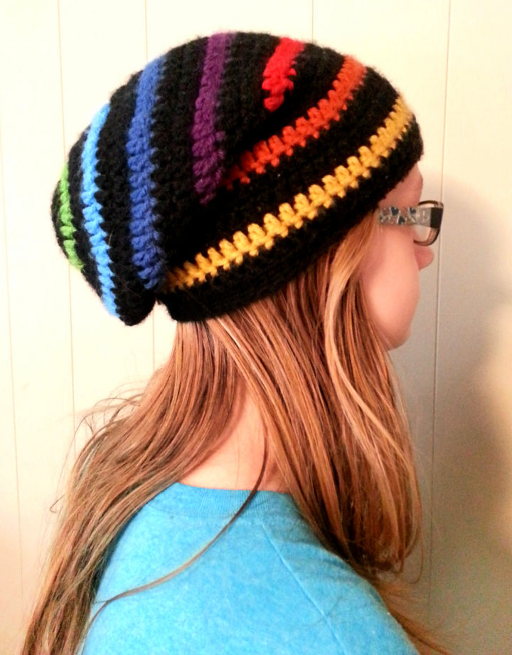 40 Free Slouchy Beanie Crochet Patterns (Hat Pattern)