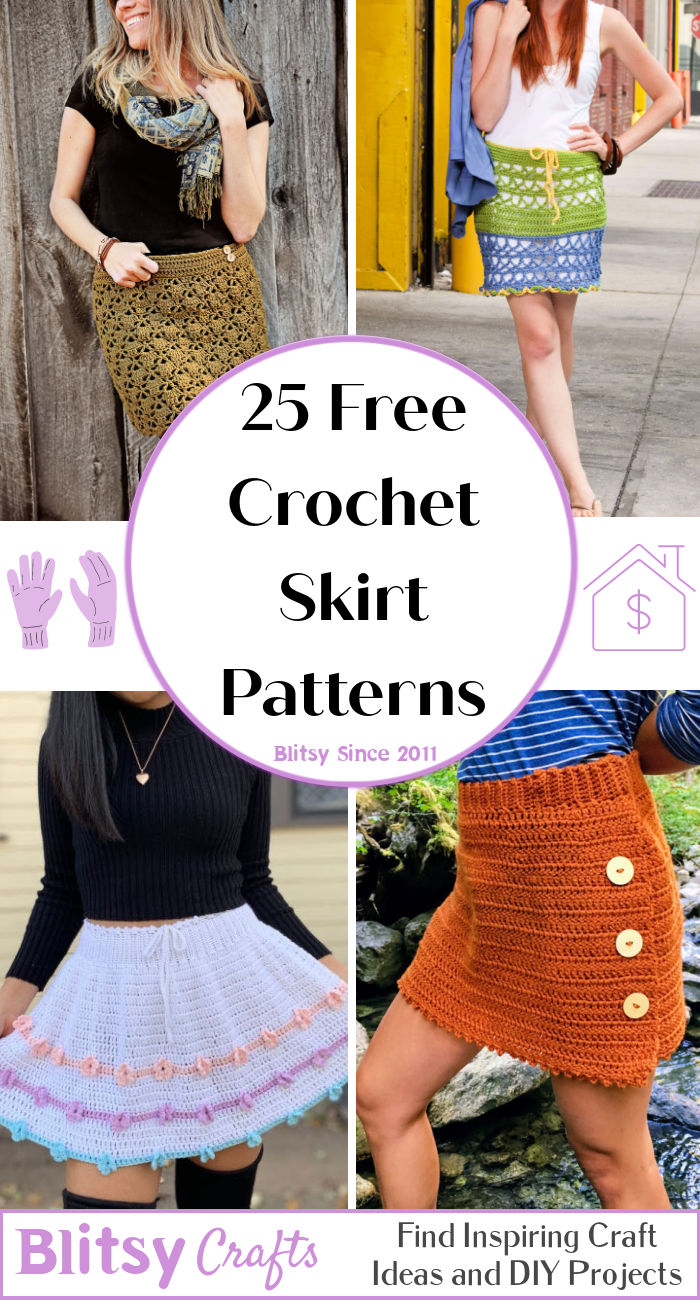 25 Free Crochet Skirt Patterns (Easy Pattern) - Blitsy