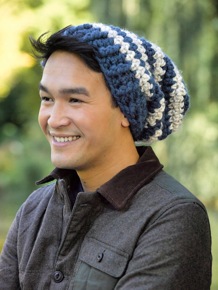 40 Free Slouchy Beanie Crochet Patterns (Hat Pattern)