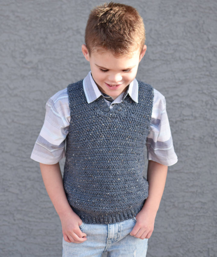 25 Free Crochet Sweater Vest Patterns for Beginners Blitsy