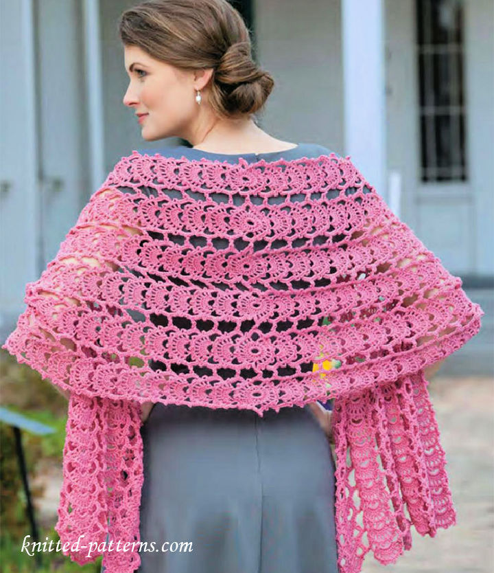 25 Free Crochet Lace Shawl Patterns (Easy PDF Pattern) - Blitsy