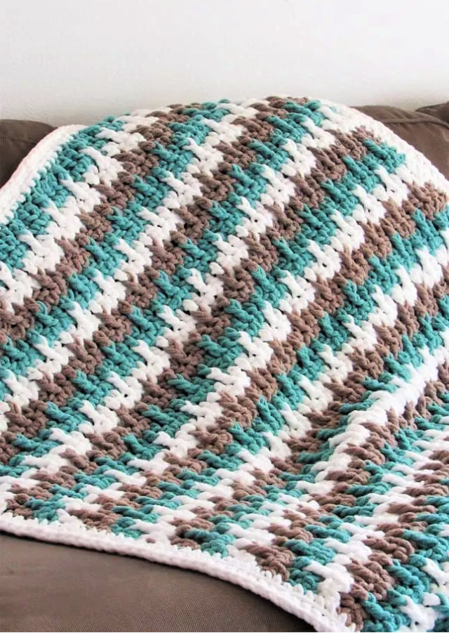 30 Free Striped Crochet Blanket Patterns Blitsy