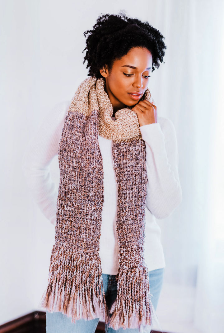 25 Free Tunisian Crochet Scarf Patterns - Blitsy