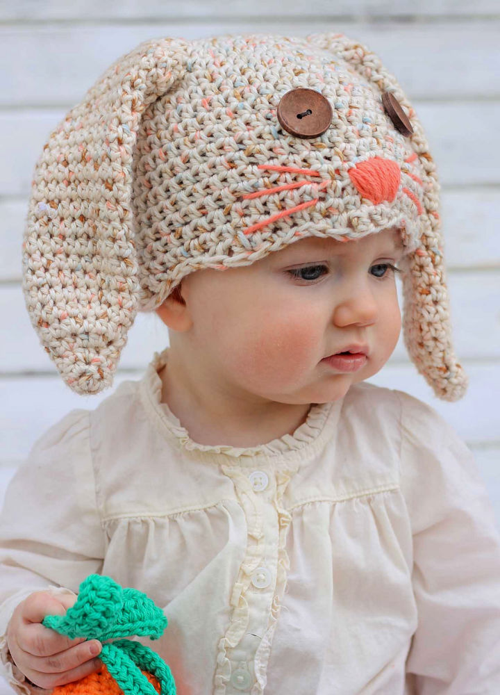 25 Free Crochet Bunny Hat Patterns (Bunny Ears Pattern)