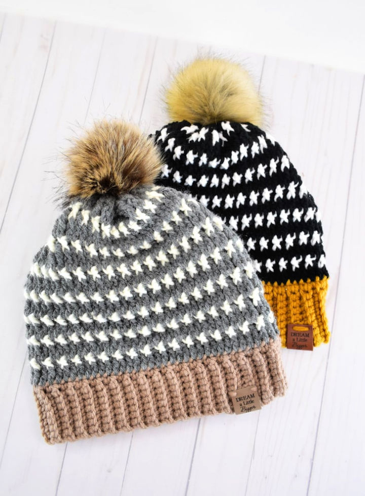 30 Free Crochet Winter Hat Patterns for Beginners - Blitsy