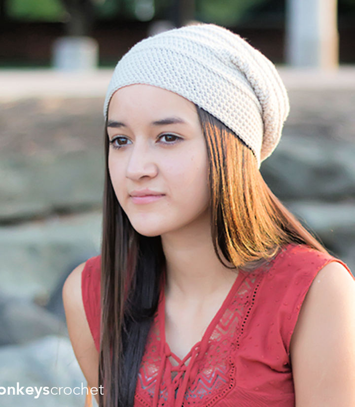 40 Free Slouchy Beanie Crochet Patterns Hat Pattern 