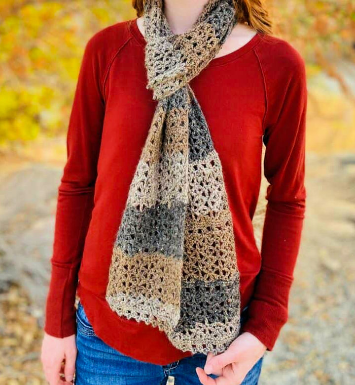 25 Free Lacy Crochet Scarf Patterns (Lace Scarf Pattern)