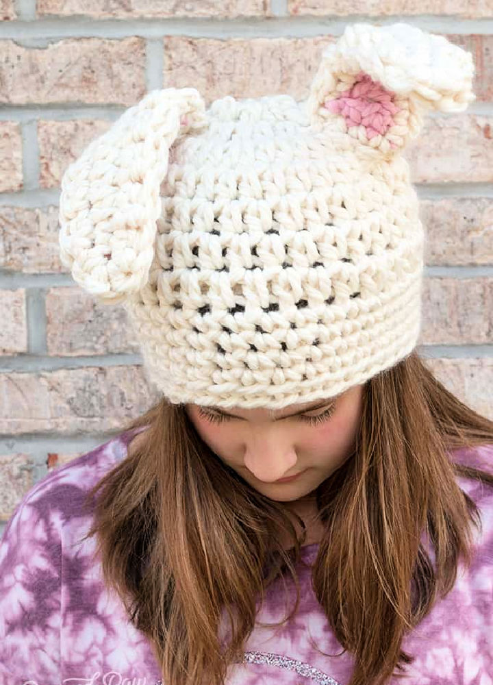 25 Free Crochet Bunny Hat Patterns (Bunny Ears Pattern)