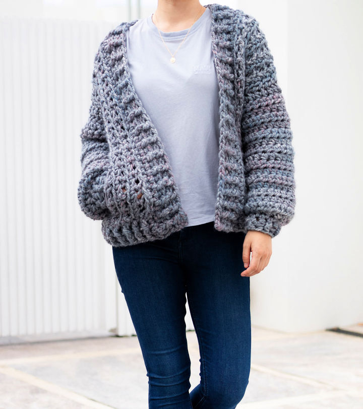 50 Free Crochet Cardigan Patterns (Step by Step Pattern)