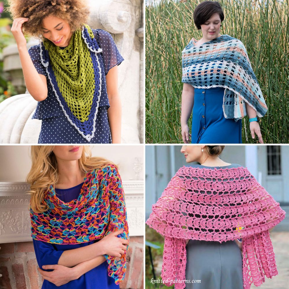 25 Free Crochet Lace Shawl Patterns (Easy PDF Pattern) - Blitsy