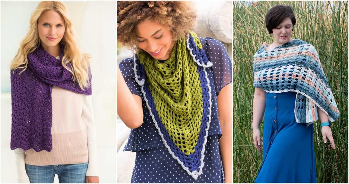 25 Free Crochet Lace Shawl Patterns (Easy PDF Pattern) - Blitsy