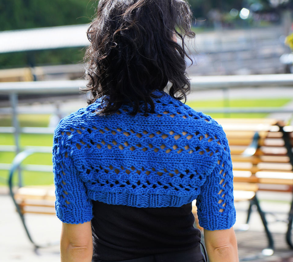 Ana Bandeau Knit Shrug