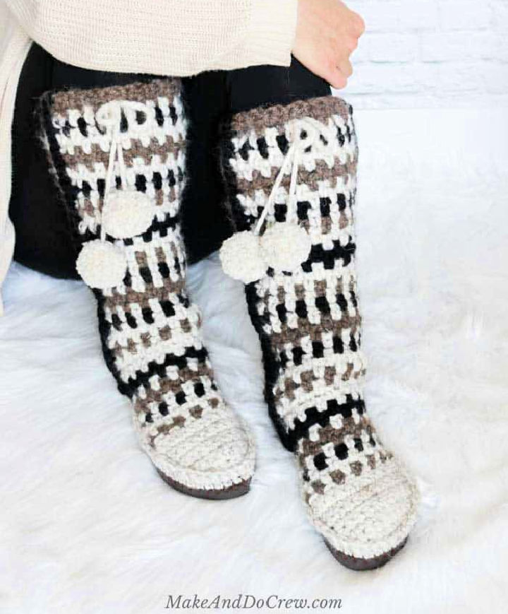 crochet boots pattern free