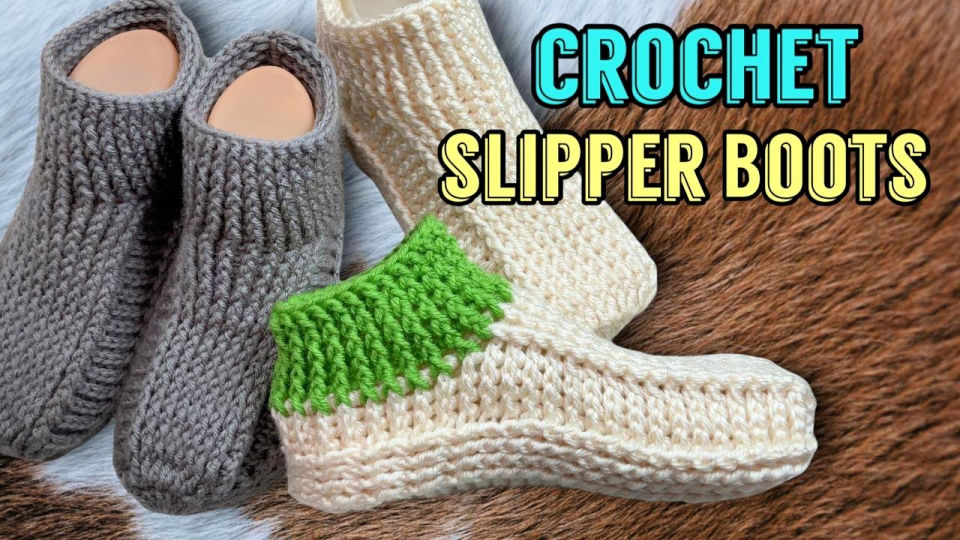 crochet boots pattern free