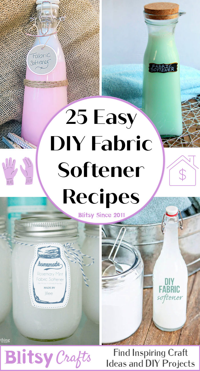 Homemade DIY Fabric Softener Recipe - Blitsy
