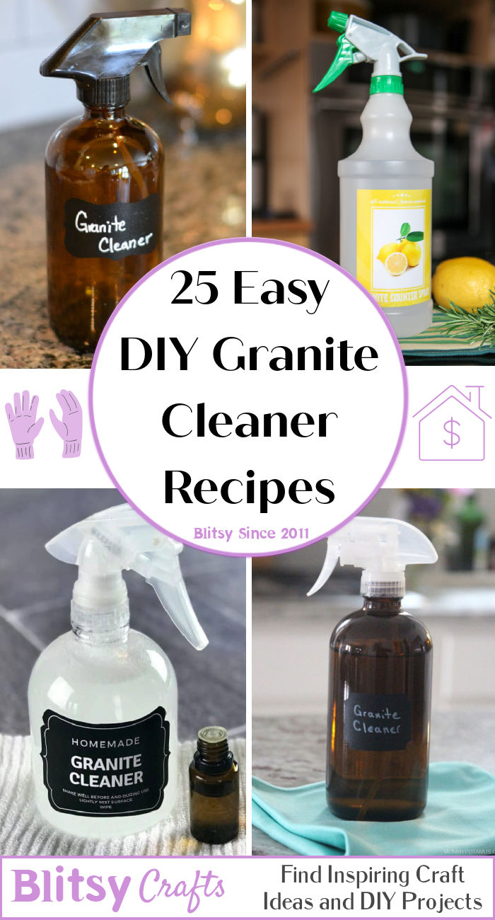 Homemade DIY Granite Cleaner Recipe - Blitsy