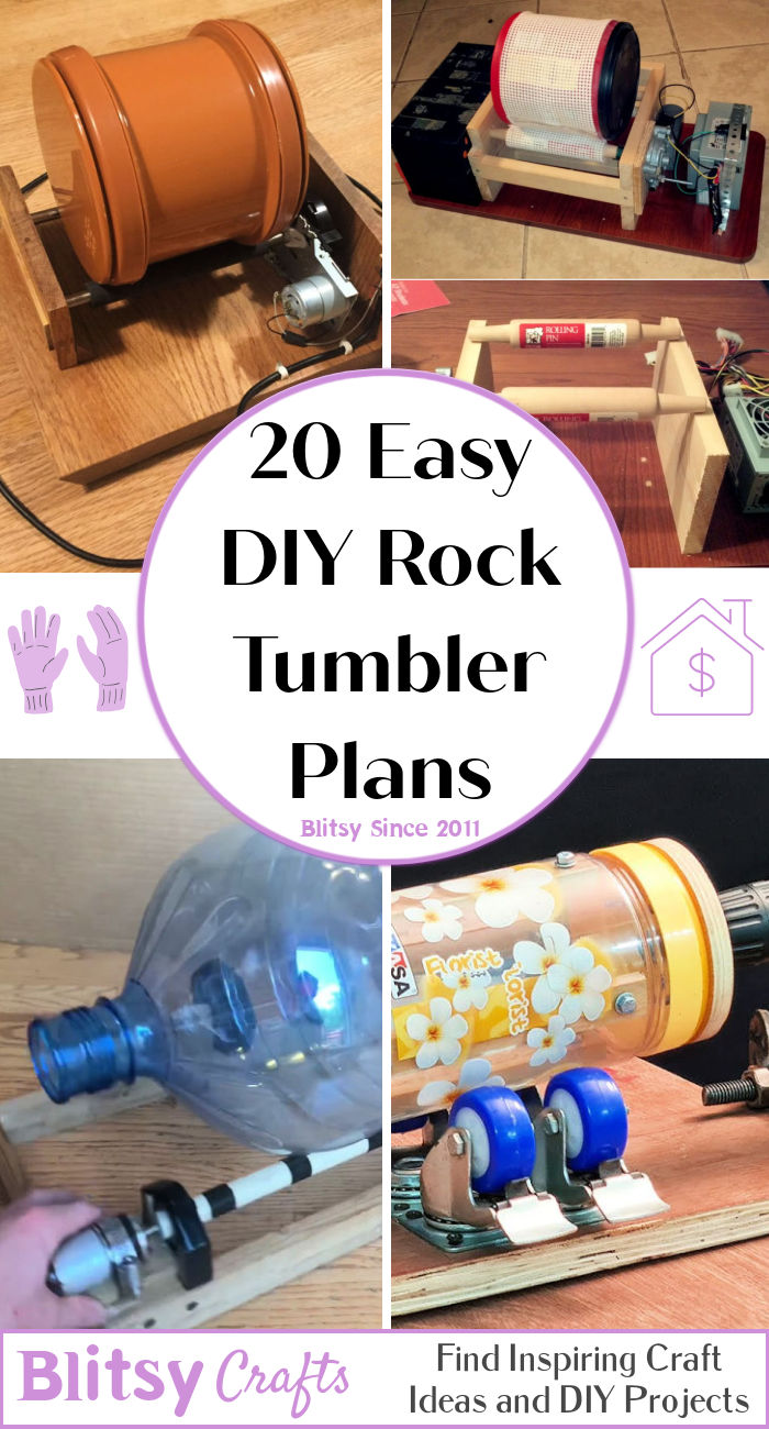 DIY Rock Tumbler To Make Shiny Gemstones at Home - Blitsy