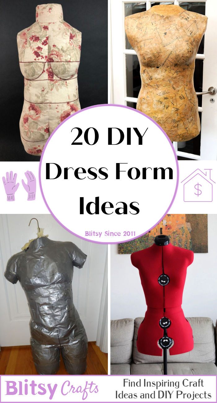 DIY Custom Dress Form Pattern - Blitsy