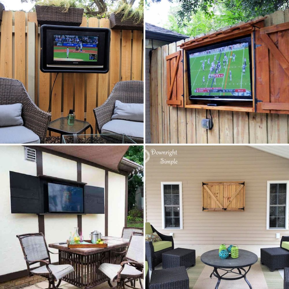 DIY Outdoor TV Enclosure To Keep Your Investment Safe - Blitsy