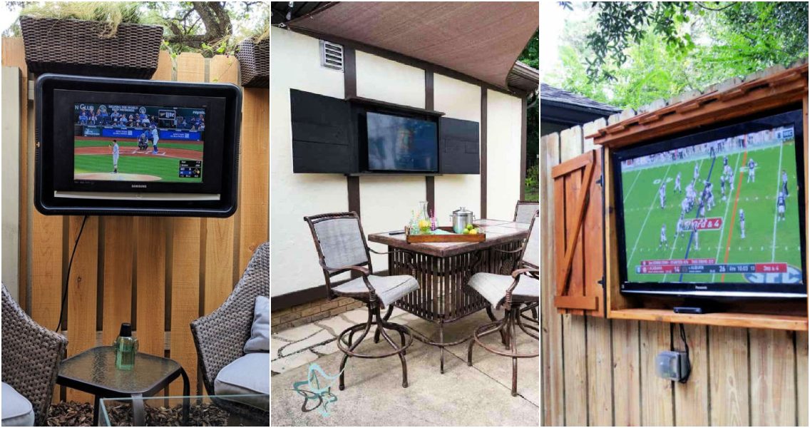 DIY Outdoor TV Enclosure To Keep Your Investment Safe Blitsy