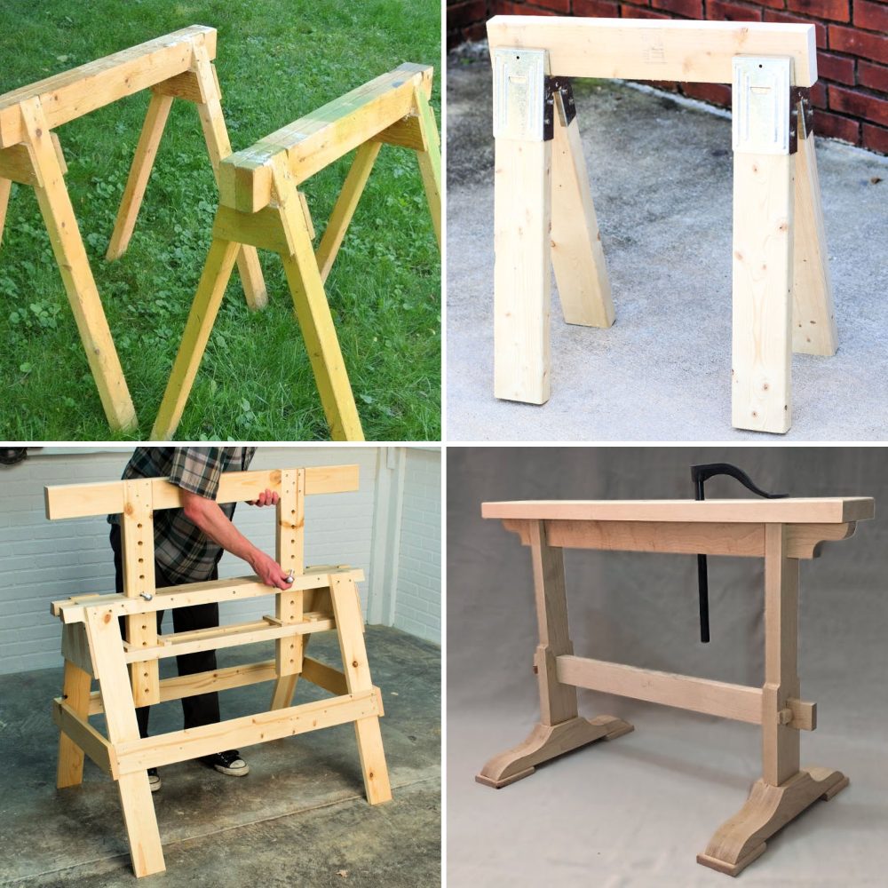 DIY Sawhorse Plans to Make - Blitsy