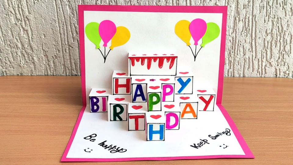 40 Homemade DIY Birthday Card Ideas: How to Make - Blitsy