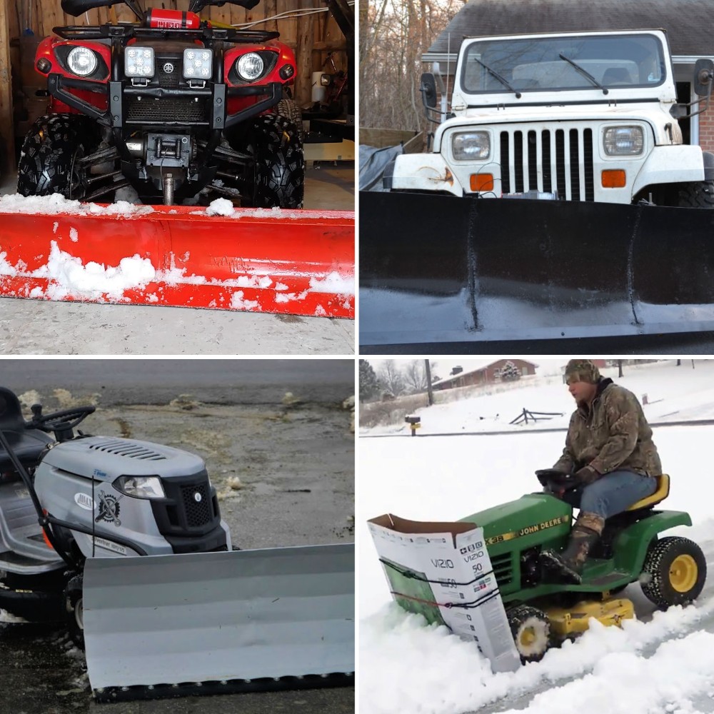 DIY Snow Plow for Clearing Driveways and Sidewalks - Blitsy