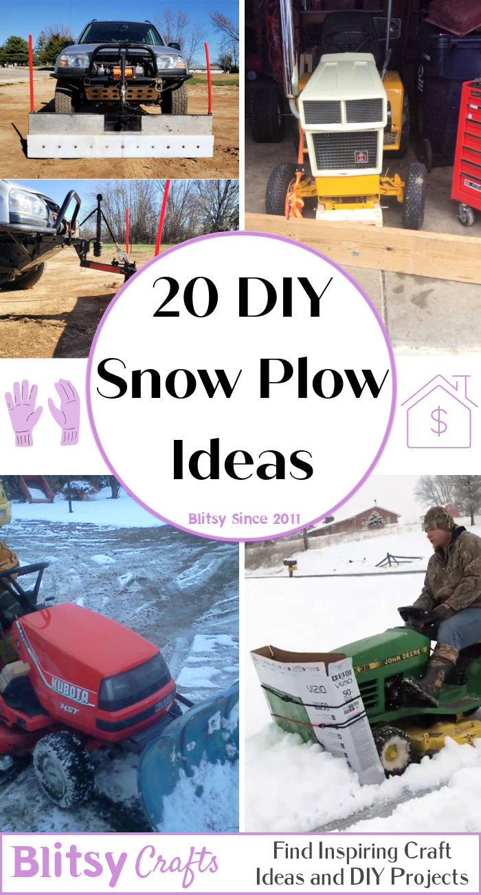 Diy Snow Plow For Clearing Driveways And Sidewalks Blitsy