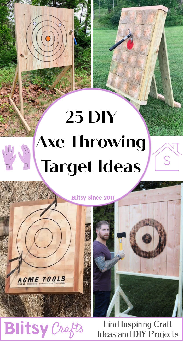 DIY Axe Throwing Target Step by Step Instructions Blitsy