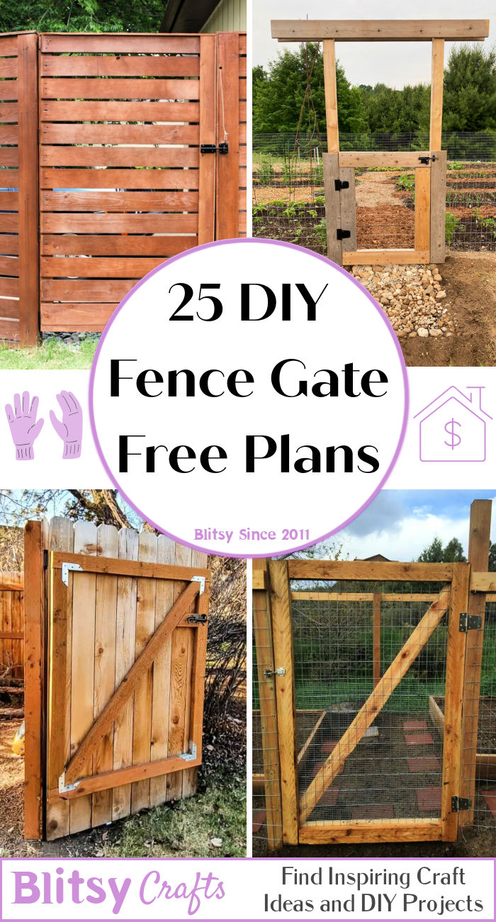 How to Build a Fence Gate - Step by Step Instructions - Blitsy
