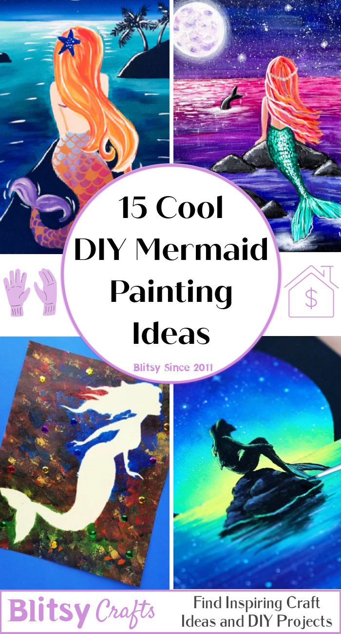15 Easy Mermaid Painting Ideas - Blitsy
